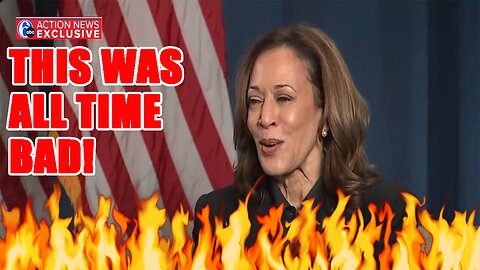 Kamala Harris gives a solo interview SO BAD it will make you CRINGE!