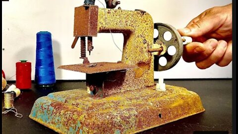 Restoration of Antique Mini Sewing Machine