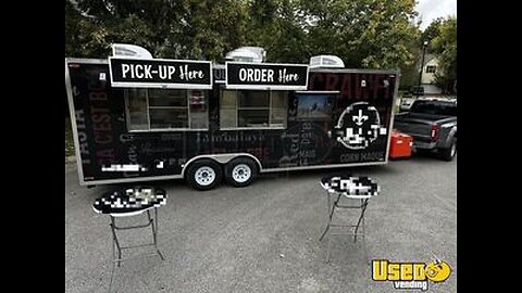 Like New - 2023 8.5' x 24' Kitchen Food Trailer with Bathroom for Sale in Tennessee!