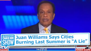 Juan Williams Says Cities Burning Last Summer is ''A Lie''