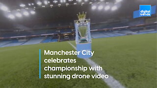 Drone video fit for a champion