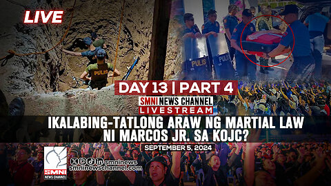 LIVE: Ika-13 na araw ng martial law ni Marcos Jr. sa KOJC? | September 5, 2024