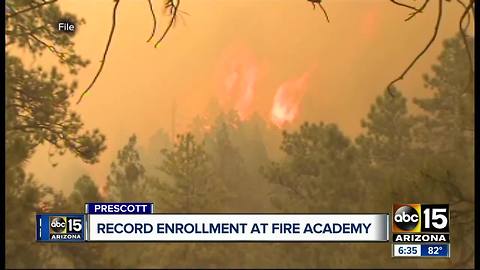 Prescott fire academy seeing record enrollment numbers