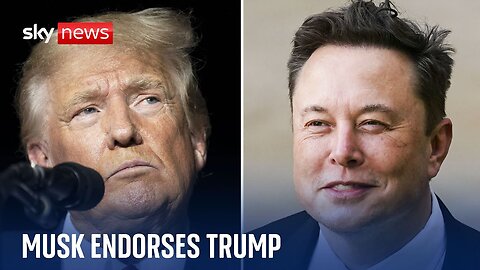 Elon Musk endorses Donald Trump as 'cyber attack' disrupts interview on X