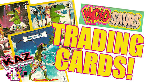 Wacko-Saurs Trading Cards