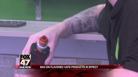 Ban on flavored vape products take effect