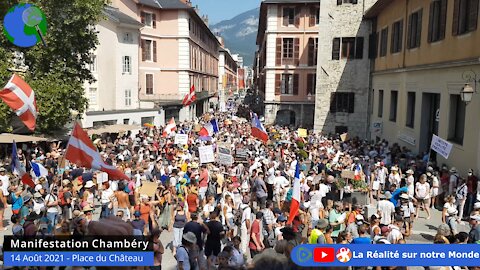 14/08/21 - Manif Chambéry Place du Château (Version Accélérée)