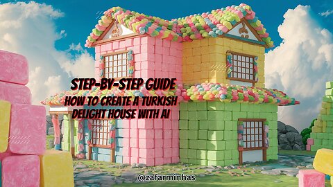 Create a Stunning 3D Turkish Delight House with AI