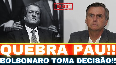 "BOLSONARO EM CHOQUE!! AMEAÇA EXPLOSIVA NO PL!! QUEBRA-PAU"