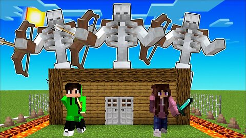 Mutant Skeleton VS The Most Secure Minecraft House!