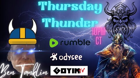 Ben Tanklin After Dark- Thursday Thunder EthnoEnergy Stream