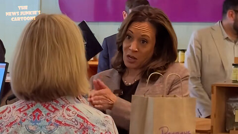 Democrat Kamala Harris tells a store cashier her fascinating story - Wait for it.