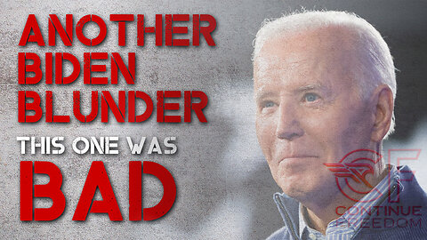 Another Biden Blunder: He apologizes to the wrong person