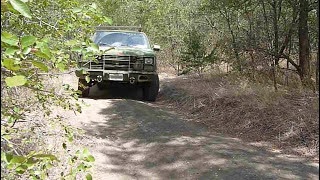 Checking out trails in the CUCV - 4x4 off road - part 2