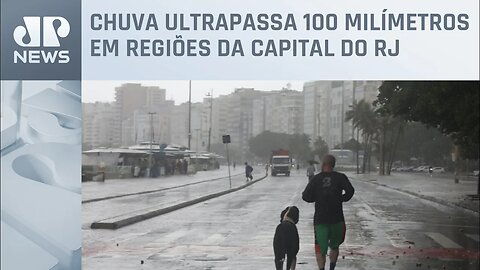 Fortes chuvas atingem o Rio de Janeiro e geram transtorno para moradores