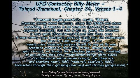 Billy Meier UFO Contact Reports - Jmmanuel (Jesus Christ)