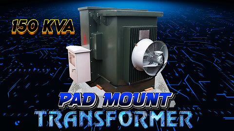 Pad Mount Transformer - 12000V & 4160V Delta Primary, 480Y/277 Wye-n Secondary