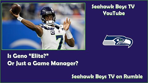 Is Geno Smith Now Elite?