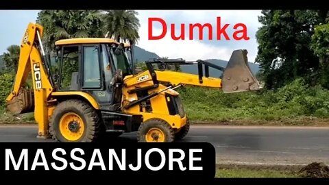 Massanjore dumka road work@mithun utpal banerjee vlogs