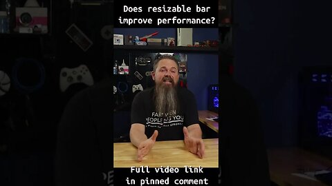 Does Resizable Bar Make Games Faster? #Shorts