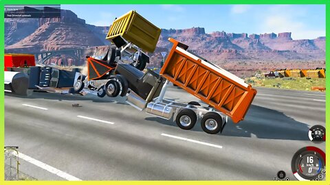 TruckFails | Trucks Crashes #120 | BeamNG.Drive |TrucksFails