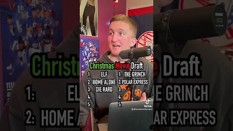 Who Won the Christmas Movie Draft?! Comment Your Winner! #christmas #santa #draft #movietok