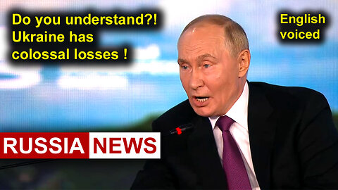 Do you understand?! Ukraine has colossal losses! Putin, Russia