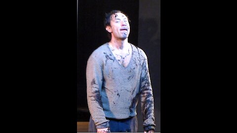 Jude Law in Obsession curtain call