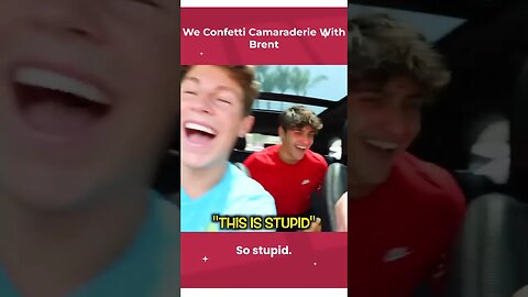 We confetti camaraderie with brent | #benazelart #stokestwins #brentrivera #lexirivera #brent |