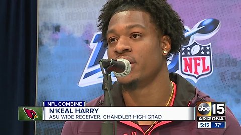 ASU star N'Keal Harry impresses at NFL Combine - ABC15 Sports