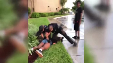 Video shows Florida officer hitting 14-year-old twice during arrest