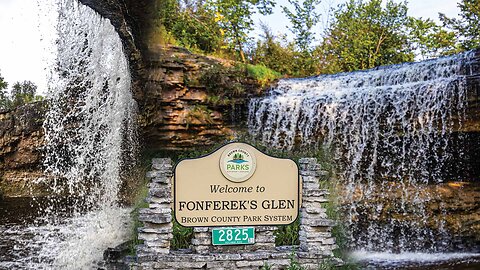 Fonferek Glen and Its Stunning Waterfall in Green Bay Wisconsin