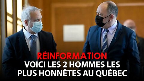 RÉINFORMATION 17/10/2022 DUBÉ ET BOILEAU: LES 2 HOMMES LES PLUS HONNÊTES DU QUÉBEC