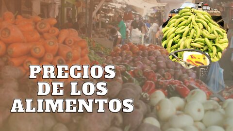 Precios de los productos de la canasta Familiar.