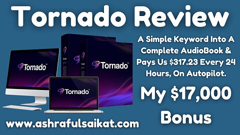 Tornado Review - Create Studio Quality Audiobook (By Venkata Ramana)