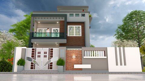 2 Storey 6bhk Home Design