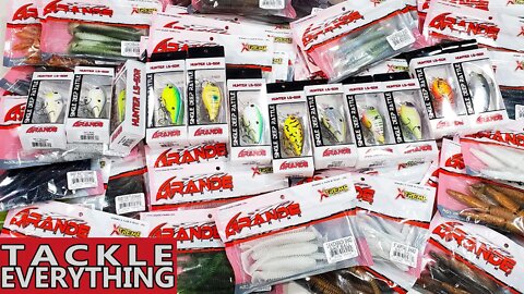 HUGE Soft Plastic Unboxing from Grande Fishing (BONUS Hardbaits)