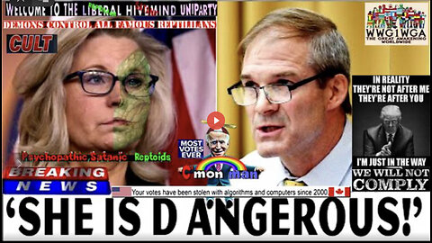 'SHE IS D.ANGEROUS' Jim Jordan DISMANTLES TRAITOR Liz Cheney after F.AKE evidence at January hearing