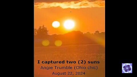 I captured two (2) suns Angie Trumble (Ohio chic) 22August2024