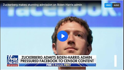 Mark Zuckerberg's admissions regarding censorship pressure