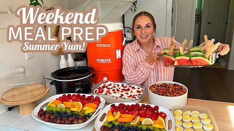 WEEKEND MEAL PREP BUDGET-FRIENDLY RECIPES WEEKLY MEAL PLAN WHATS FOR DINNER LARGE FAMILY MEALS