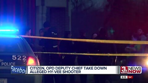 Citizen, OPD Deputy Chief take down alleged Hy-Vee Shooter