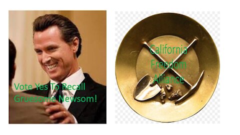 Vote Yes To Recall Corrupt California Governor Gruesome Newsom California Freedom Alliance