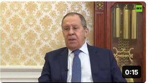 Russian Foreign Minister Sergey Lavrov on Zelensky