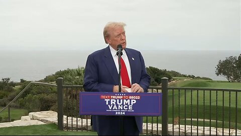 President Trump Holds Press Conference in Los Angeles