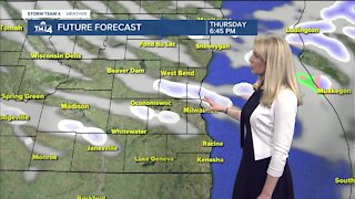 Warmer weather Thursday bring flurries this evening