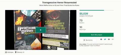 Episode 434: A Transgressive Horror Kickstarter with Professor Christopher McGlothlin