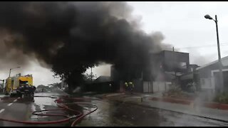 SOUTH AFRICA - Durban - Factory Fire (reH)