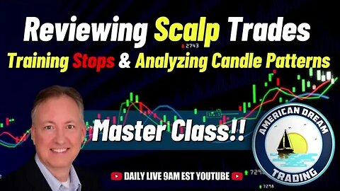 Mastering Scalp Trades - Training Stops And Analyzing Candle Patterns In The Stock Market