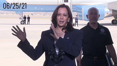 FLASHBACK - Kamala Harris, Word Salad about "working" on the Border Crisis and Immigration Reform